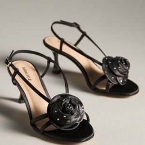 New Lola Cruz sandals with satin flower - Size 38 (EUR)
